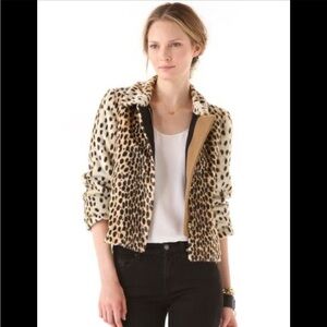 By Malene Birger Galatea Short (Faux) Leopard Jacket EU38 Mint Condition!